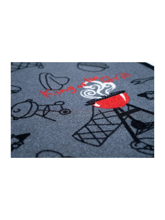 Sdim Kitchen Mat Non-Slip Underlay Enjoy & Relax 114 King Grill 66x90cm