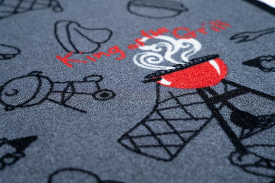 Sdim Kitchen Mat Non-Slip Underlay Enjoy & Relax 114 King Grill 66x90cm