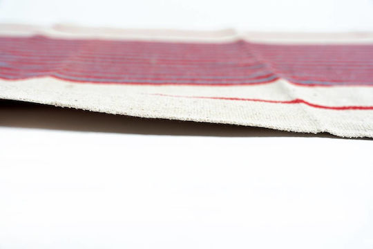 Sdim Cotton Kitchen Mat Energy 005 Red Gray 50x135cm