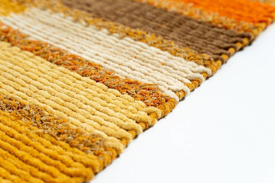 Sdim Baumwoll-Küchenmatte Seema 003 Gelb Orange 55x140cm