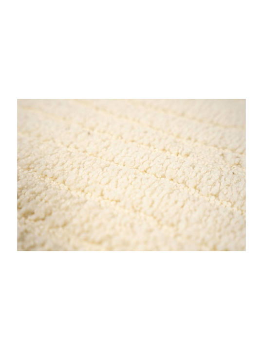 Sdim Non-Slip Bath Mat Microfiber 801-50100-WH White 50x100cm