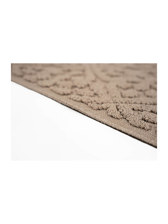 Sdim Неслизащо Бански килим Микрофибър Правоъгълена 801-5090-004B 004 Beige 50x90бр