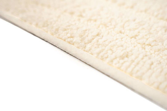 Sdim Rutschfest Badematte Mikrofaser Rechteckig 801-50100-WH White 50x100cm