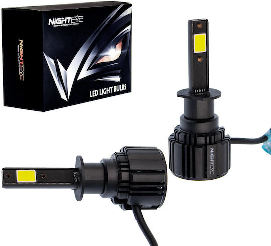 Nighteye Lamps Car & Motorcycle H1 LED 6500K Cold White 12-24V / 32V 72W 2pcs