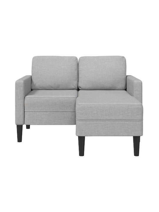 Γωνιακός Καναπές Γκρι 125x118x85εκ.