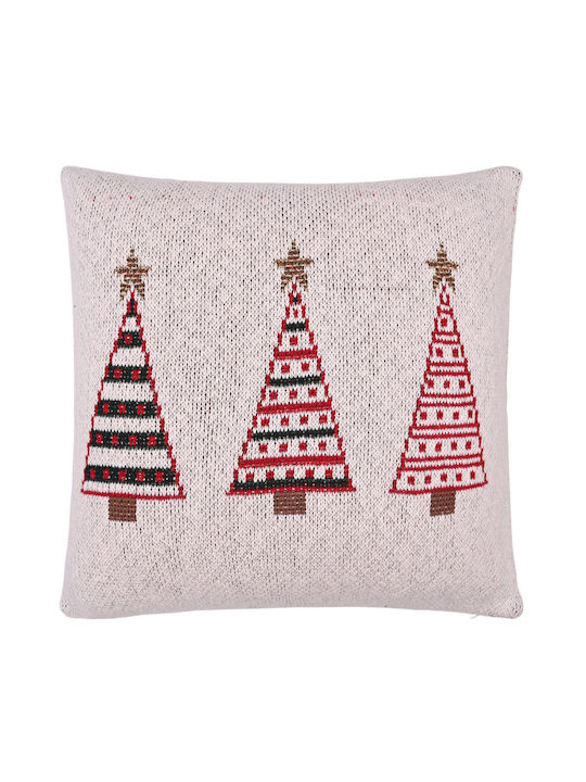 Χριστουγεννιάτικη Τραβέρσα X-mas Tree 100% Cotton Knitted 45×150 Liolios Home