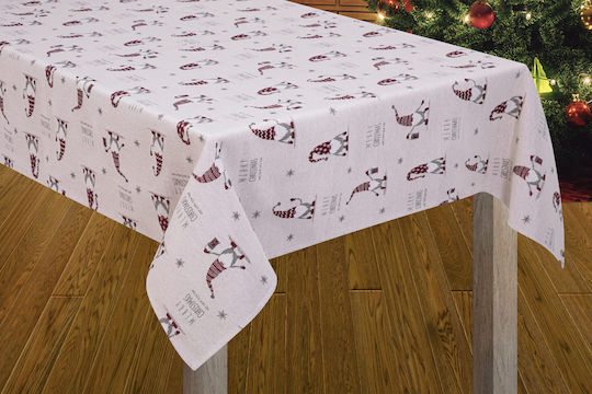 Χριστουγεννιάτικο Τραπεζομάντηλο Stofa Gnomes 80% Pes 20% Cotton Wooven 150×260 Liolios Home
