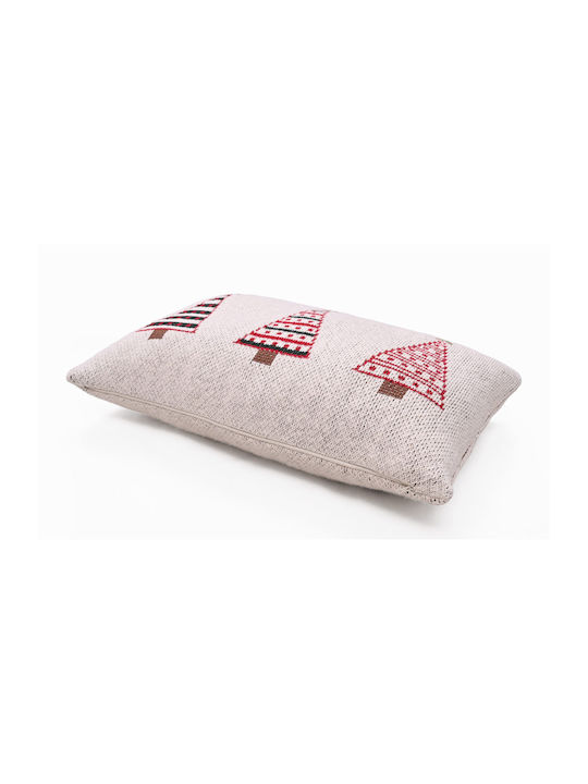 Χριστουγεννιάτικη Τραβέρσα X-mas Tree 100% Cotton Knitted 45×150 Liolios Home