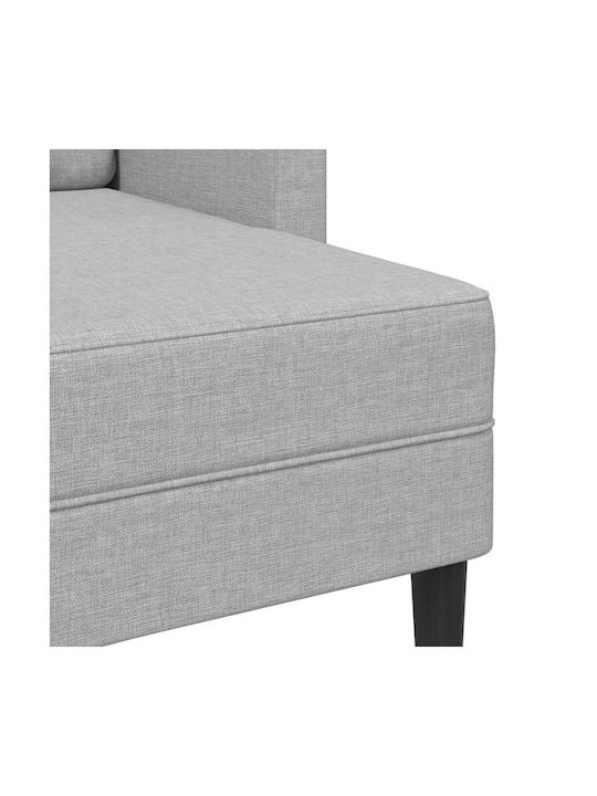 Γωνιακός Καναπές Γκρι 125x118x85εκ.