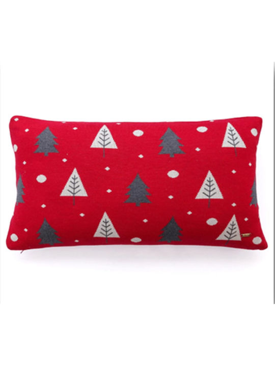 Χριστουγεννιάτικο Μαξιλαράκι Christmas Tree 100% Cotton Knitted Cushion 40×60 Liolios Home Χριστουγεννιάτικο Μαξιλαράκι Christmas Tree 100% Cotton Knitted Cushion 40×60 Liolios Home
