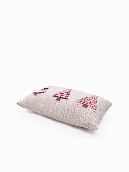 Liolios Home X-mas Tree 100% Cotton Knitted Pillow 50×50 Liolios Home