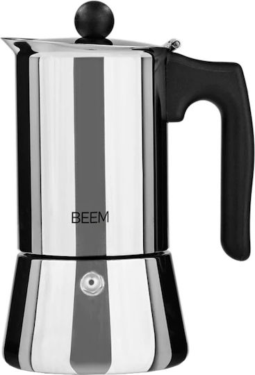 Beem Μπρίκι Espresso 4cups Inox