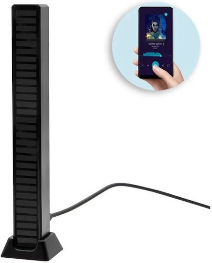 Lămpi de Gaming Bar cu 32 LED-uri Reactive la Sunet 18.5x2.4x2cm