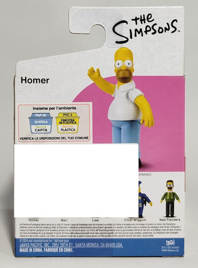 Jakks Pacific The Simpsons Homer Simpson 6.35εκ.