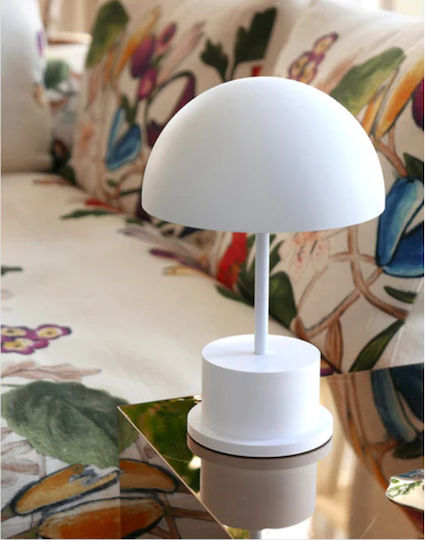 Portable Led Lamp Riviera Printworks Pw00591 White
