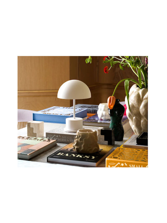 Portable Led Lamp Riviera Printworks Pw00591 White