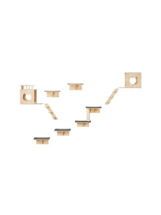 Vevor Scratching Post Cat Trees Beige Wall Mounted 7.6x7.6cm