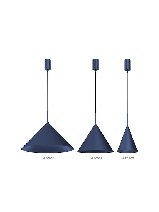 Capital Navy Blue Pendelleuchte Ø46cm 1xgx53