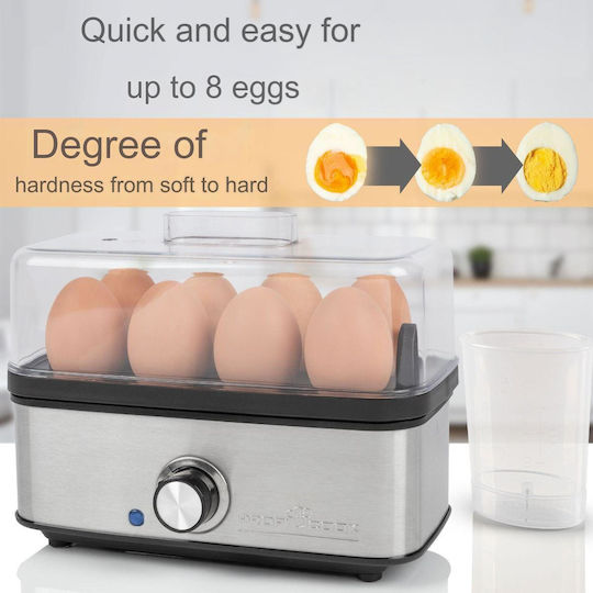 Profi Cook Egg Cooker 8 Positions 400W Gray