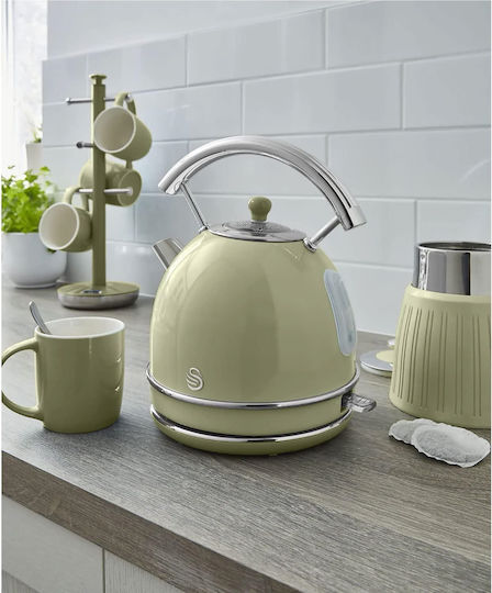 Swan Retro Fierbător 1.8lt 2200W Maro