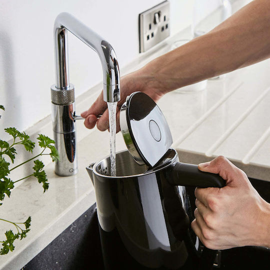 Swan Ретро Електрическа Кана 1.5л 1800W Черна