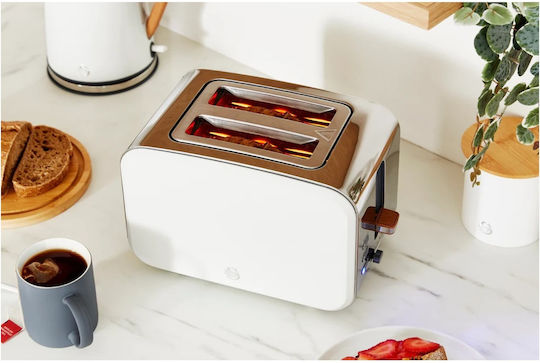 Swan Nordic Prăjitor de pâine 2 sloturi 900W Alb