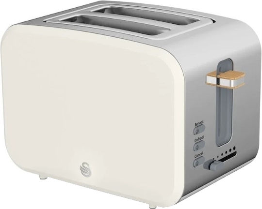 Swan Nordic Prăjitor de pâine 2 sloturi 900W Alb