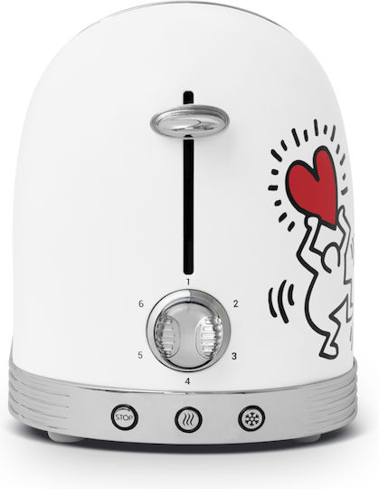Schneider Tech Art Тостер 2 слота 815W Бяла