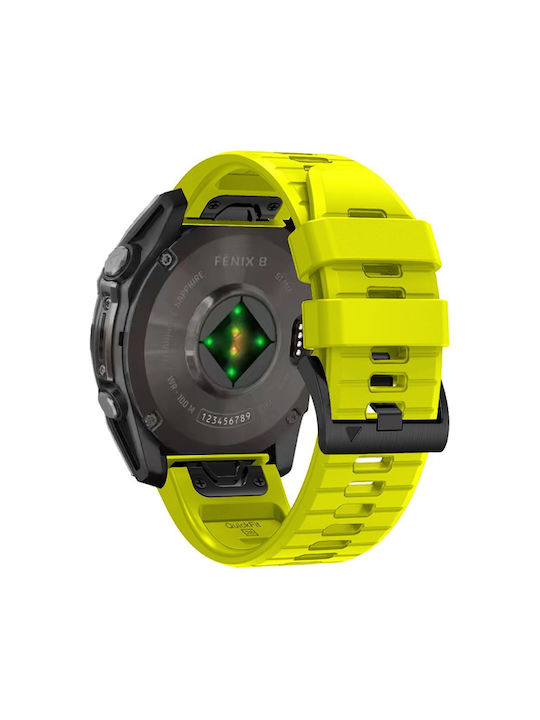 Tech-Protect Line Strap Silicone Green (Garmin Fenix 5X, 5X Plus, 6X, 6X Pro, 7X, 8 (51 mm))