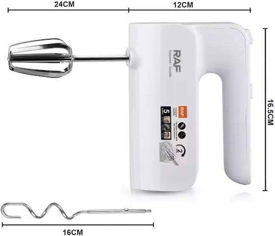 Raf Mixer Manual 800W Roșu