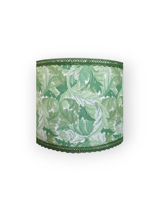 Ceiling Light Dark Green Leafs Dimensions 35*25 E27