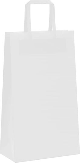 vidaXL Paper Bag for Gift White 21x36x11cm. 250pcs