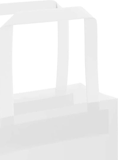 vidaXL Paper Bag for Gift White 21x36x11cm. 250pcs