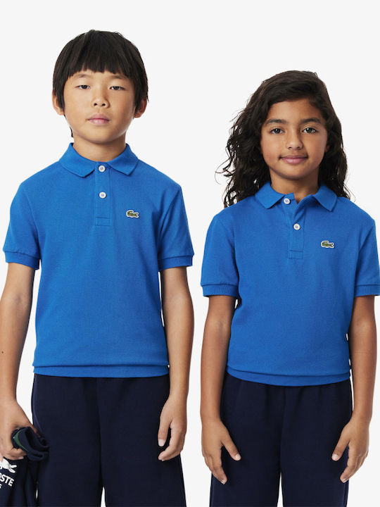 Lacoste Children's Polo Short Sleeve Denim Blue