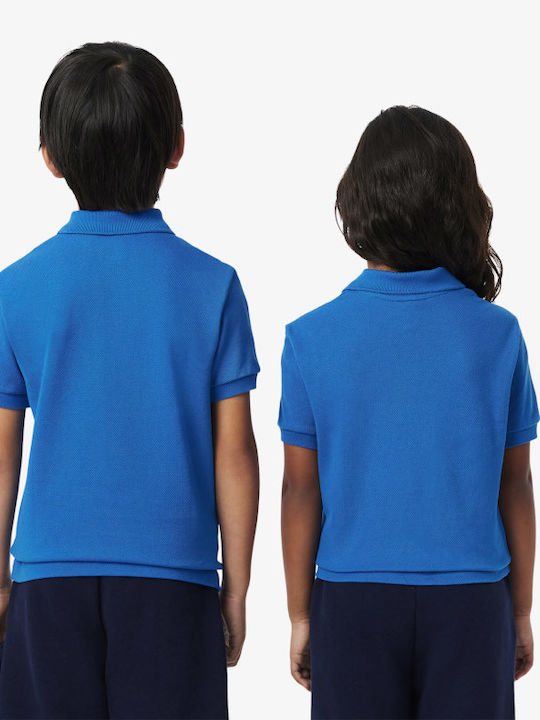 Polo pentru copii Cu mânecă scurtă Denim Blue
