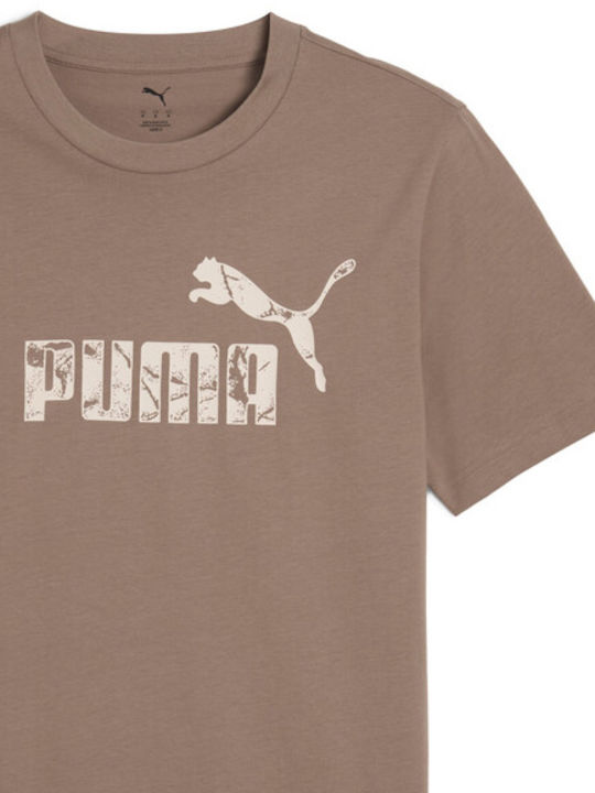 Puma Graphics No.1 T-shirt Brown