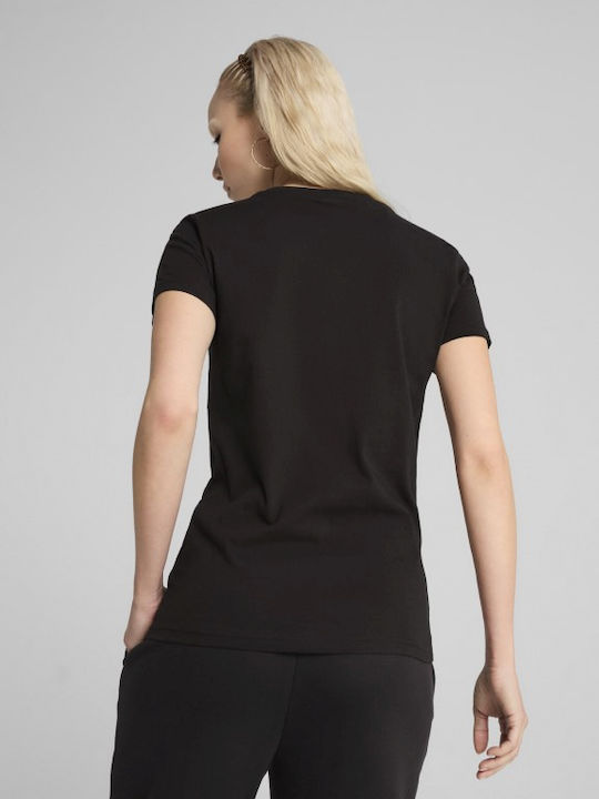 PUMA Logo T-Shirt Black