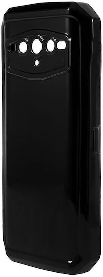 Doogee Umschlag Rückseite Silikon Schwarz (Doogee V30)