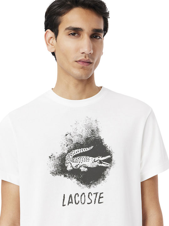 Lacoste Тениска Бял