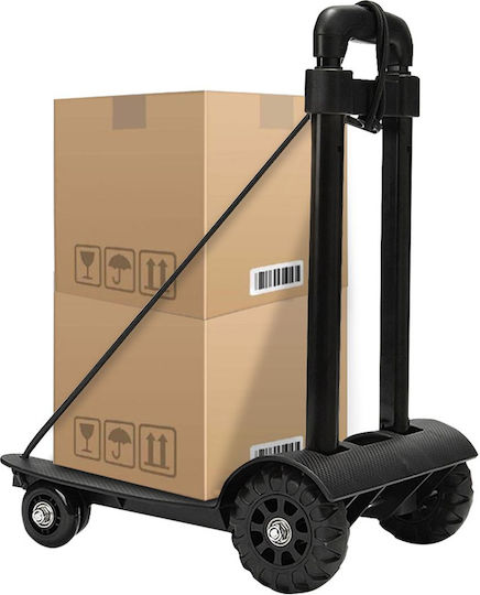 UmiDigi Transport Trolley Foldable for Weight Load up to 50kg Black