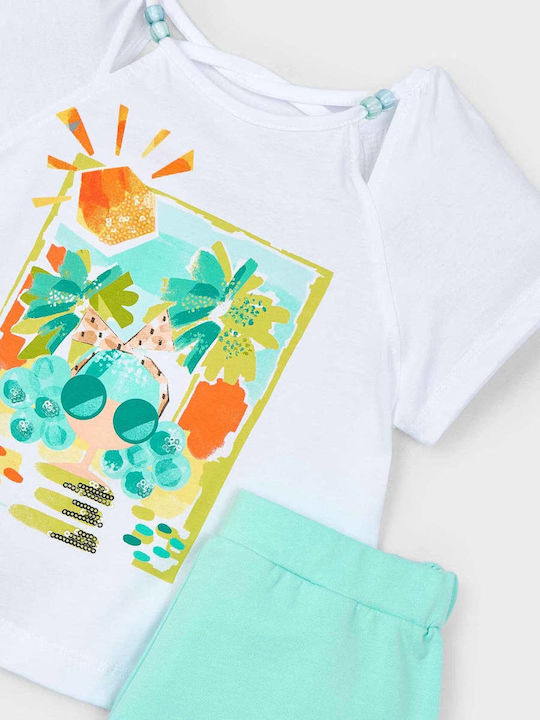 Kinder-Set mit Shorts Sommer 2Stück Pink