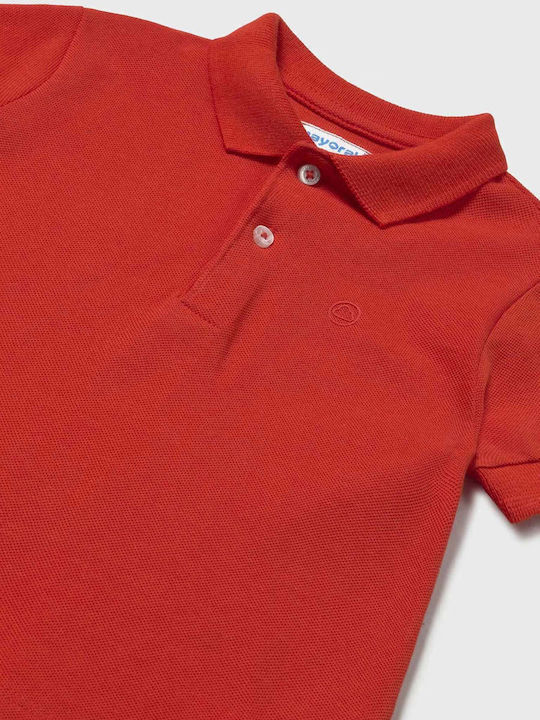 Mayoral Children's Polo Short Sleeve red