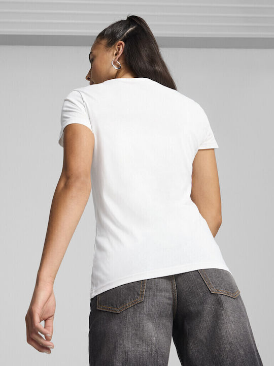 PUMA Logo T-Shirt White