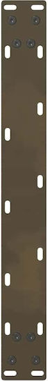 vidaXL Metallic Furniture Leg 2 Pieces Suitable for Table / Coffee Table 50x42x42cm Natural