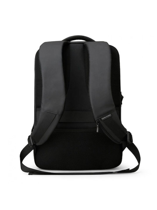 Mark Ryden Rucsac Impermeabil pentru Laptop 15.6" cu Port USB în Culoare Neagră
