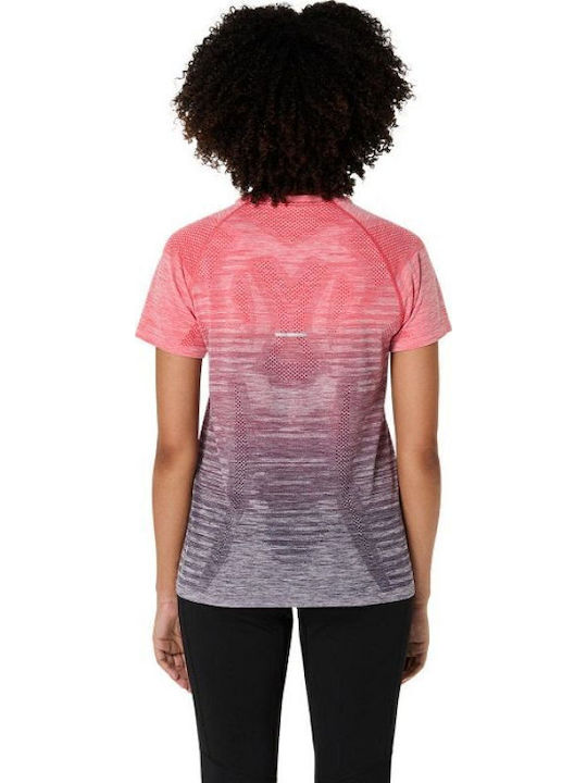 Seamless Ss Damen Bluse Kurzärmelig Koralle