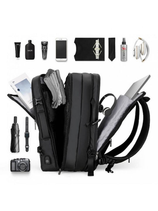 Mark Ryden Waterproof Laptop Backpack for 17.3" Laptop with USB Port in Black Color