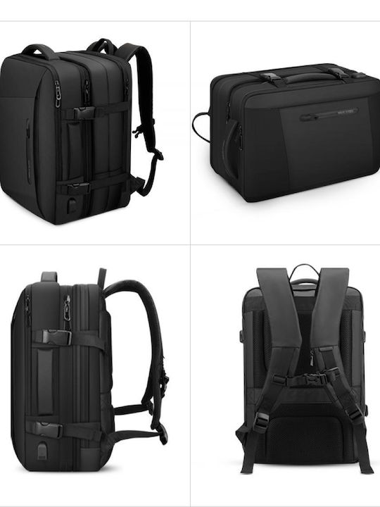 Mark Ryden Wasserdichte Rucksack Tasche für Laptop 17.3 mit USB-Anschluss in Schwarz