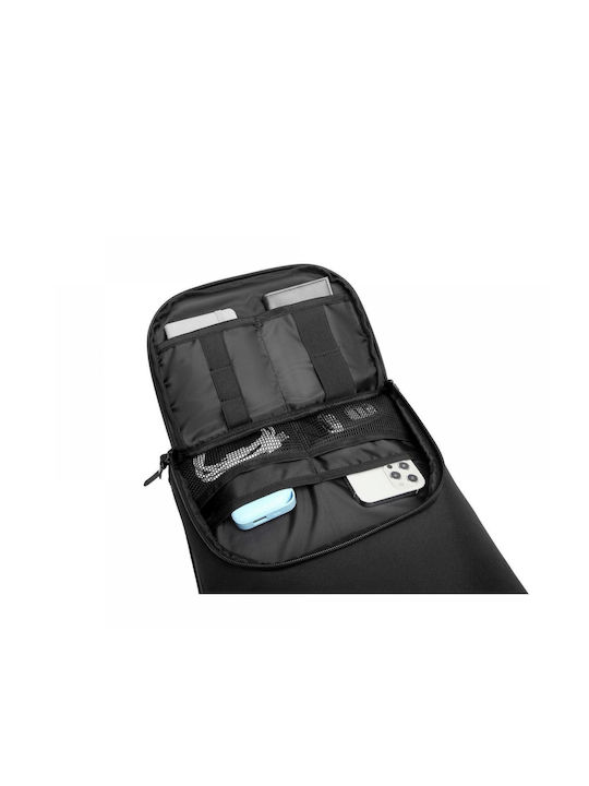Ozuko Wasserdicht Tasche Rucksack für Laptop 15.6" in Schwarz Farbe
