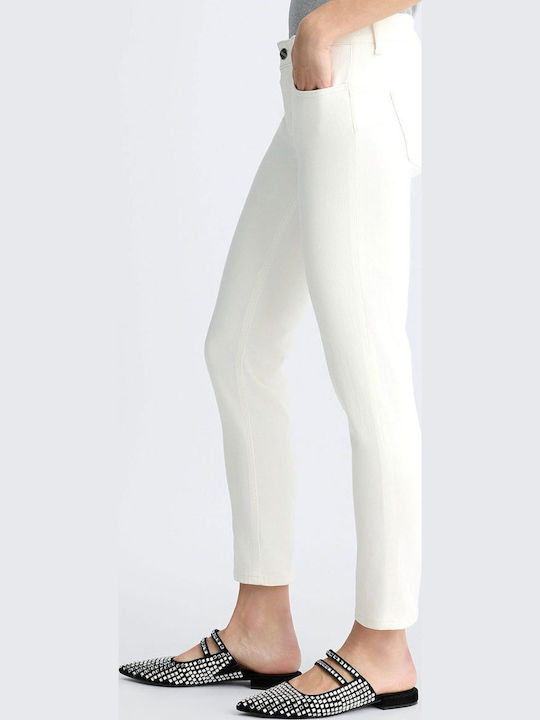 Monroe Women's Jean Trousers in Skinny Fit White
